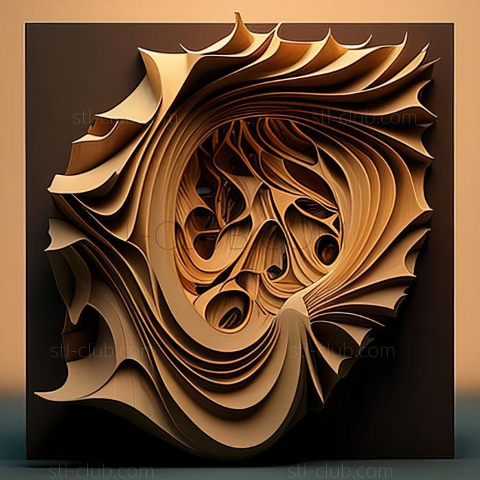 3D model st abstract art (STL)